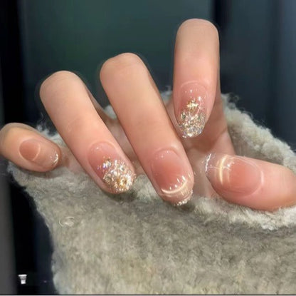 Dekorative Press-On Nagelspitzen Brehn