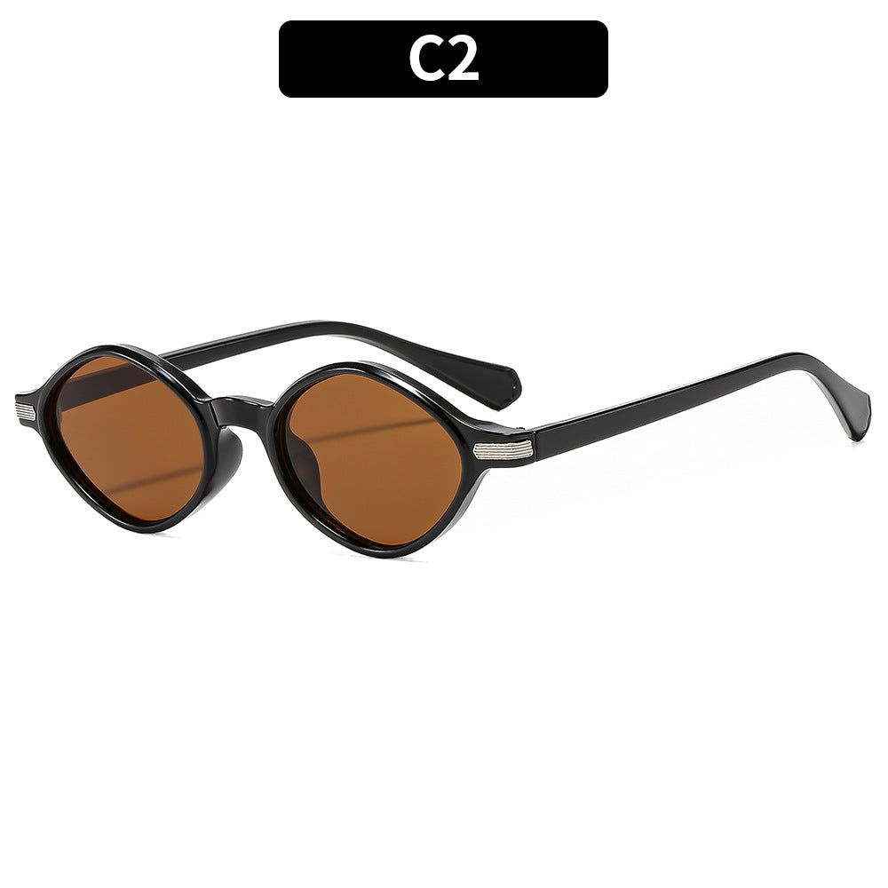 Chic ovale Rahmenbrille