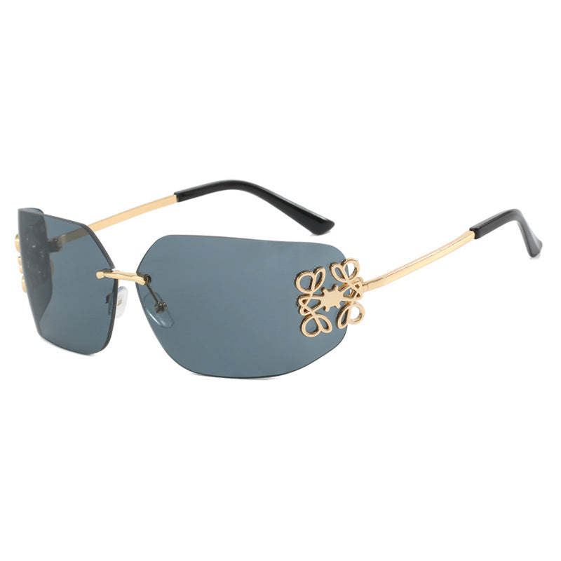 Damen extravagant gestaltete Sonnenbrille mit eleganten Verzierungen Brehn