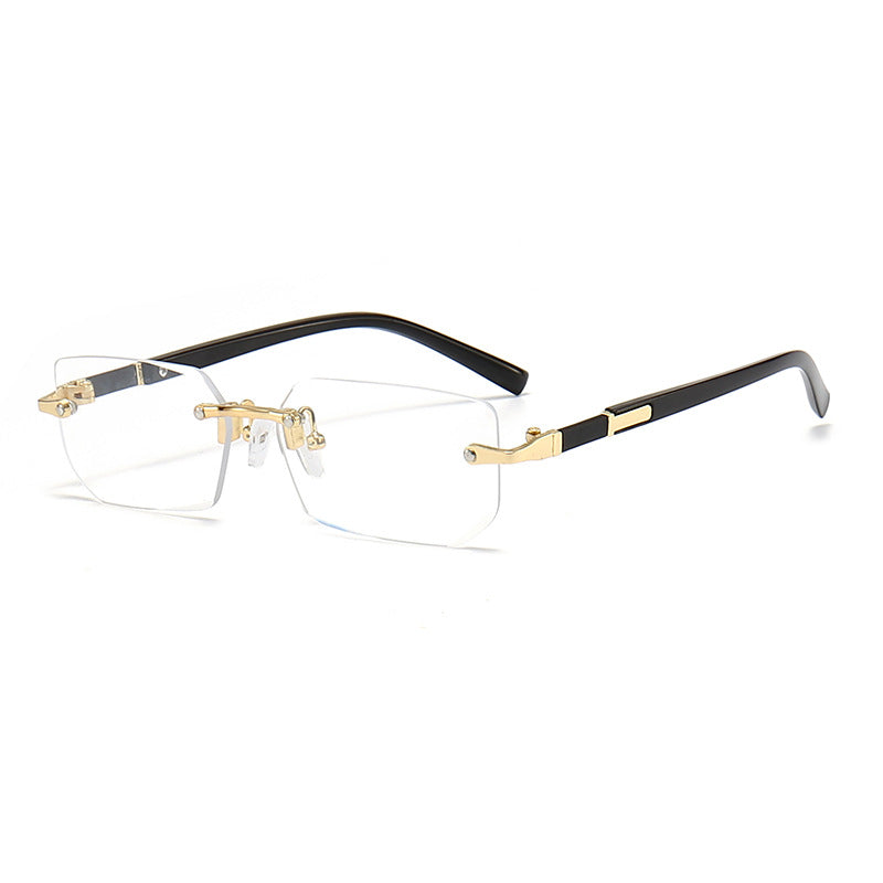 Damen elegante und modische Sonnenbrille mit transparentem Rahmen Brehn