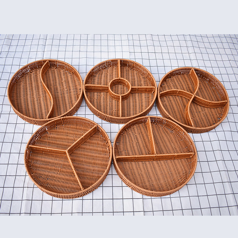 Artisan Woven Serving Platter Brehn