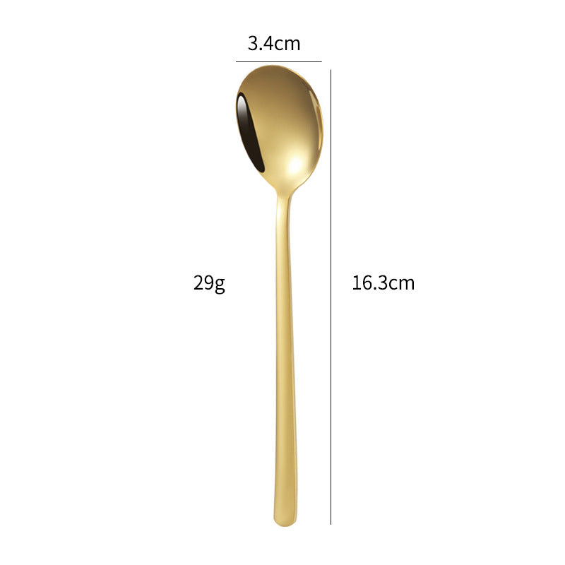 Eleganter Dessertlöffel mit Luxuriöser Goldener Oberfläche Brehn