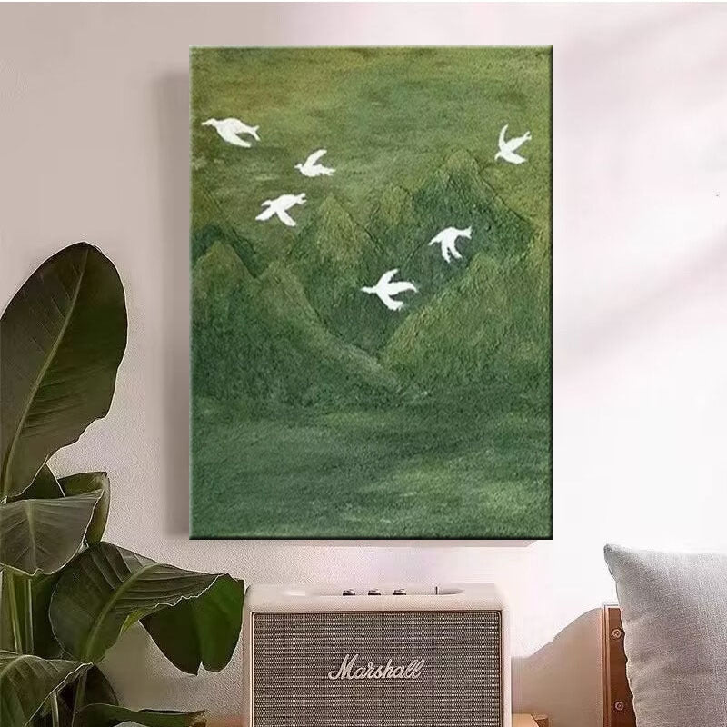 Natur-inspiriertes Leinwandkunstwerk