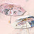 Damen elegante Falt-Regenschirm mit floralen Mustern Brehn