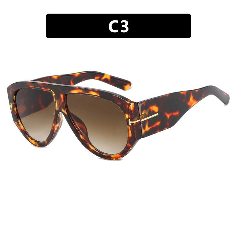Damen Geometrische Sonnenbrille mit modernem Rahmen und polarisierten Gläsern Brehn