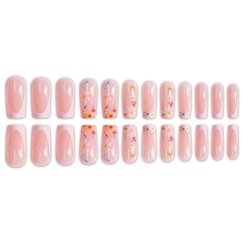 Florale Acryl-Nagelkunst Brehn