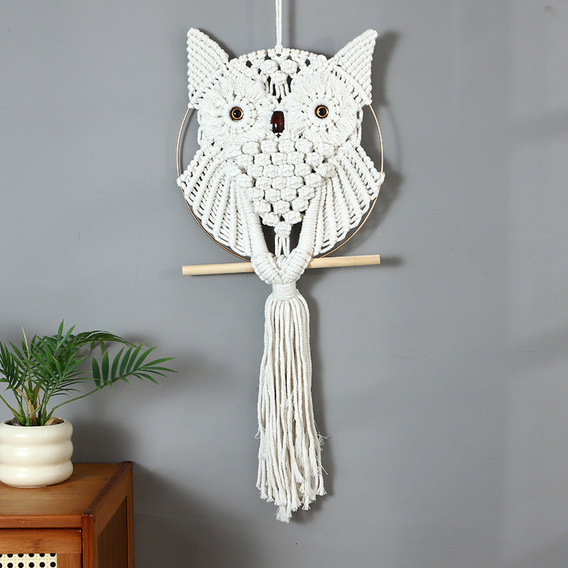 Macrame Eule Wandbehang Brehn