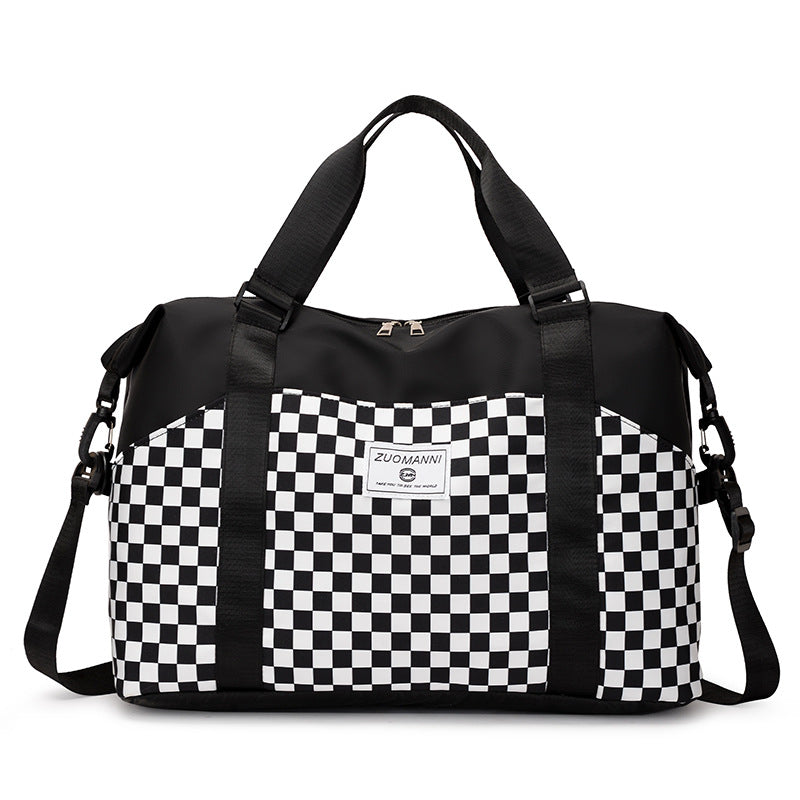 Stilvoller Schachbrett-Duffle-Bag Brehn