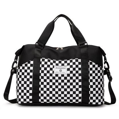 Stilvoller Schachbrett-Duffle-Bag Brehn