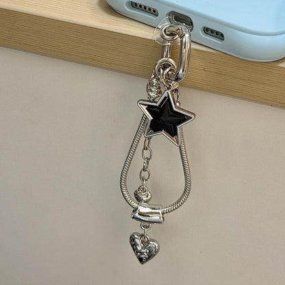 Dekorativer Stern Charm Schlüsselanhänger Halter Brehn