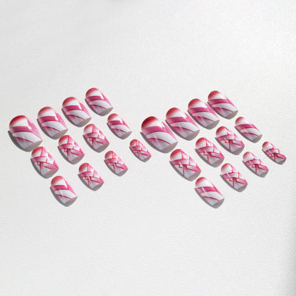 Künstlerische Geometrische Nagelkunst Designs