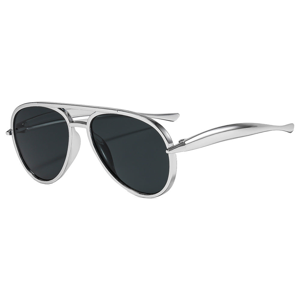 Herren Premium Metallrahmen Aviator Sonnenbrille Brehn