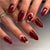 Elegante florale Press-On-Nagelkunstverlängerungen Brehn 1787913949