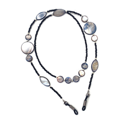 Artisan Shell Perlen Brillen Kette Brehn