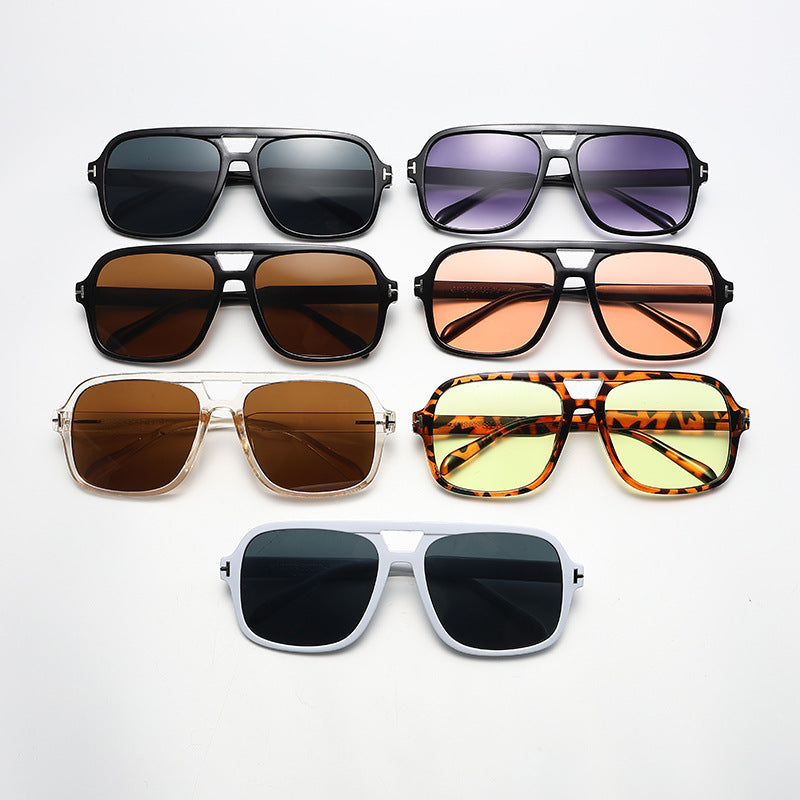 Damen Modische quadratische Sonnenbrille mit robustem Rahmen Brehn