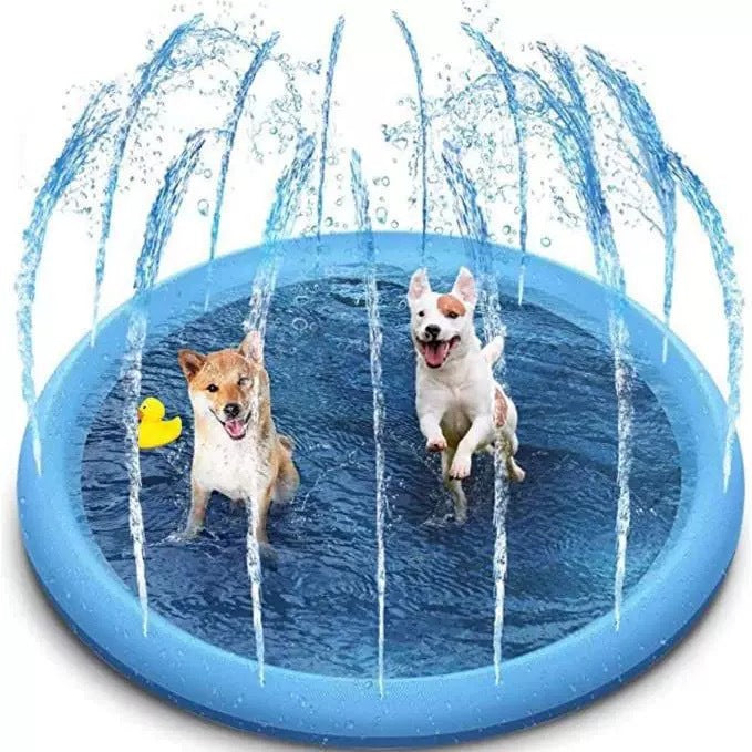 Unisex Plansch- und Sprinkler-Spielmatte Brehn