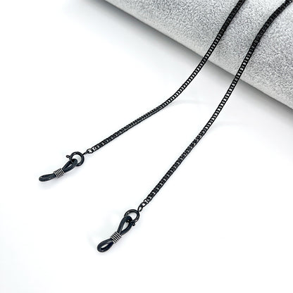 Metallic Brillen Kette Brehn