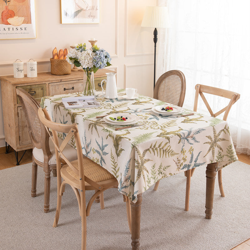 Vintage Blumenmuster Tischdecke