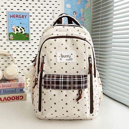 Stylische Stern-Druck Rucksack Brehn 1791205961