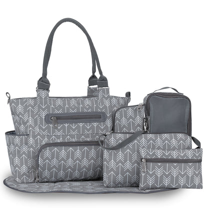 Stilvolle Wickeltasche-Set Brehn