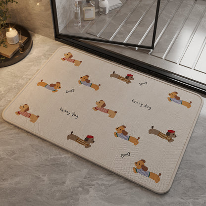 Lustige Hund Innenmatte Brehn