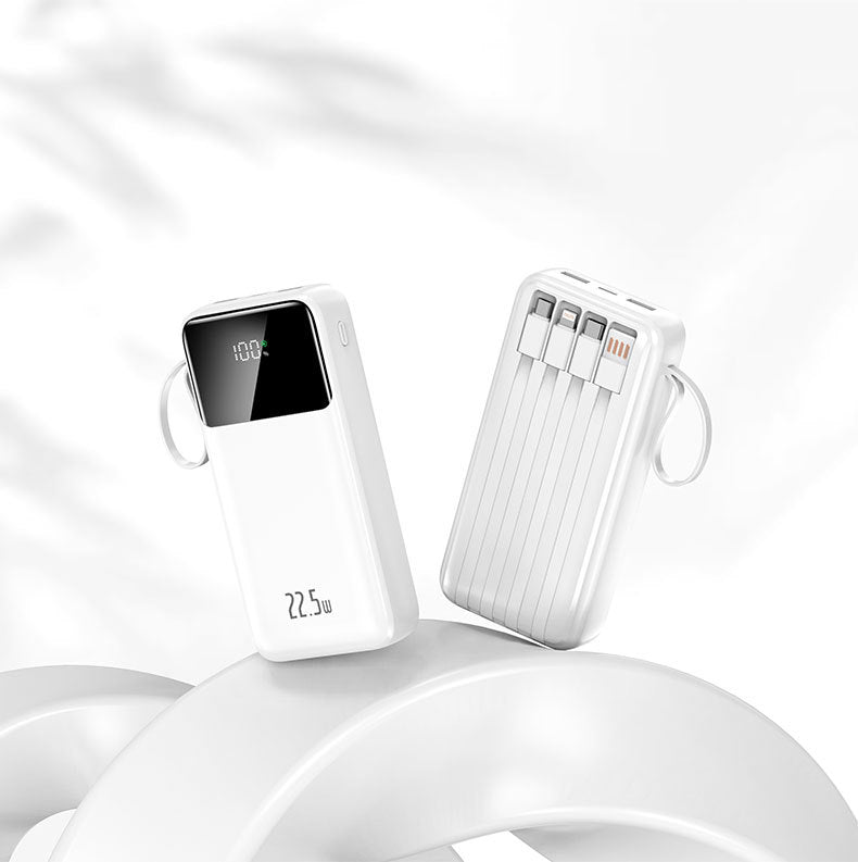 tragbare Schnelllade-Powerbank mit digitalem Display Brehn