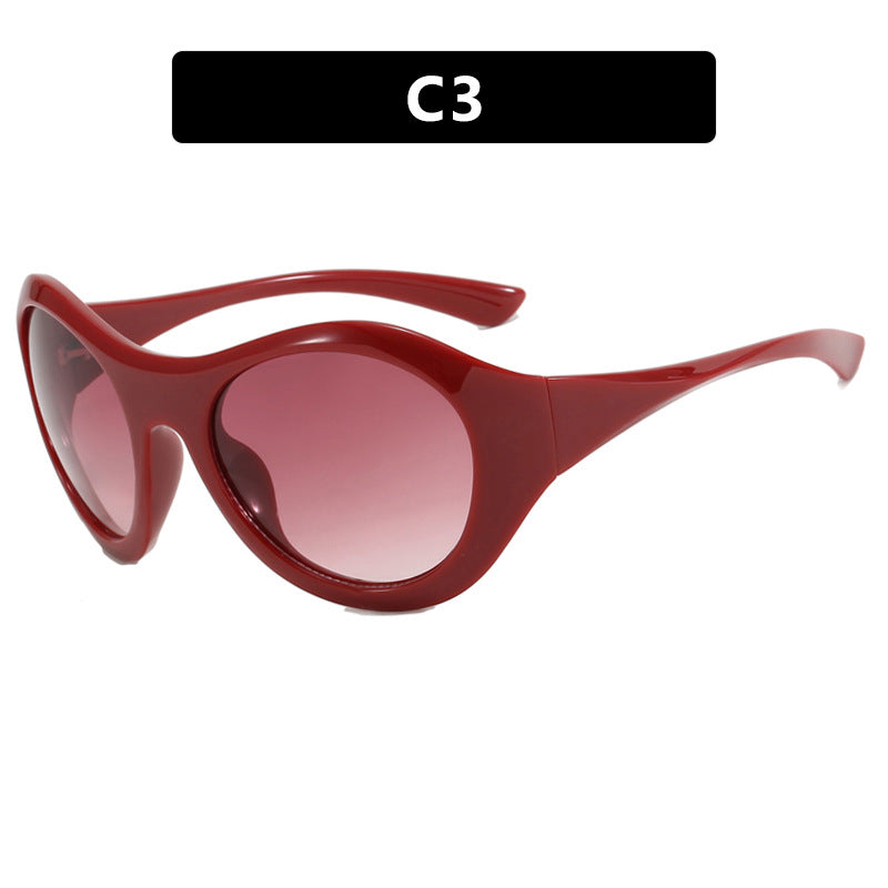 Damen Retro-inspirierte Sonnenbrille mit oversized Rahmen und schützenden Gläsern Brehn