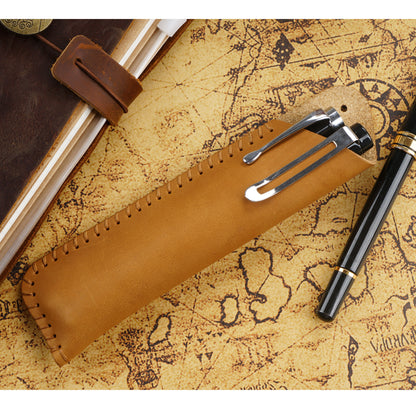 Leder Bleistift Rolltasche