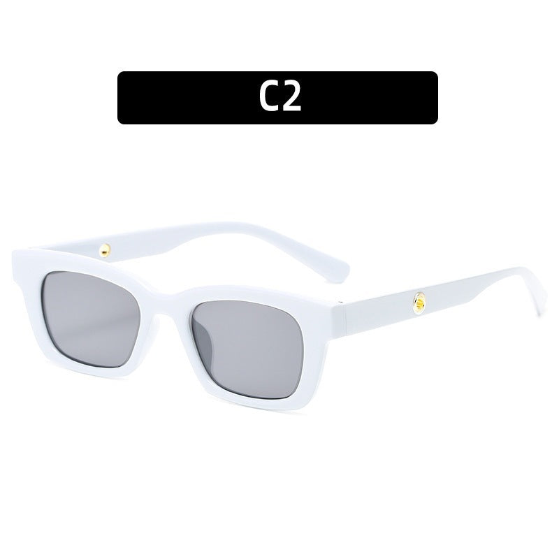 Damen modische und robuste Rechteck-Sonnenbrille Brehn