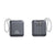 Tragbare Powerbank mit Schnellladefunktion und integriertem Kabelsystem Brehn