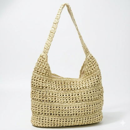 Handgefertigte Makramee Hobo-Tasche Brehn