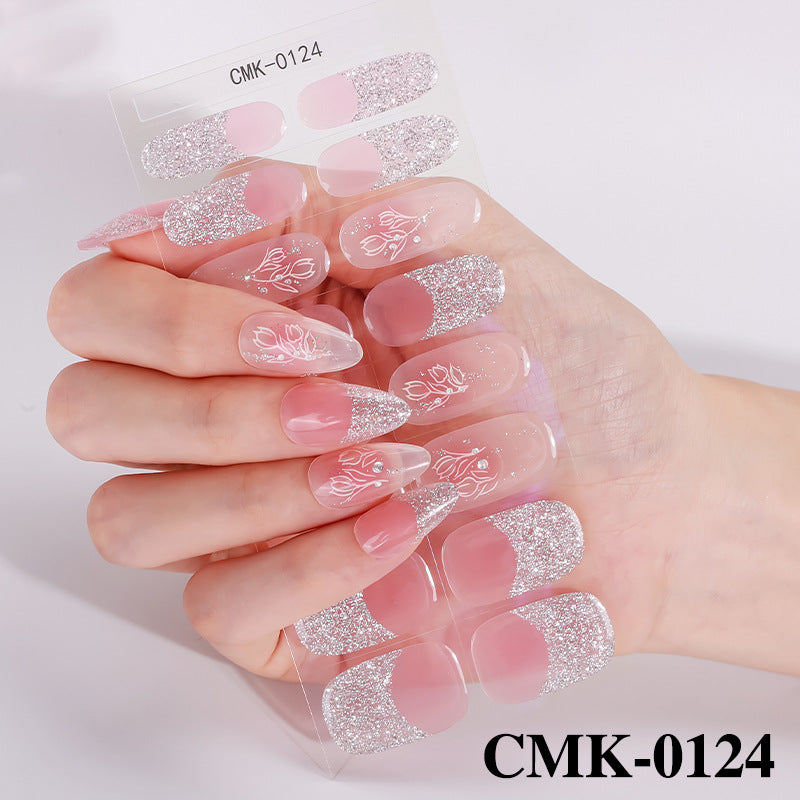Elegante Ombre-Nagelsticker