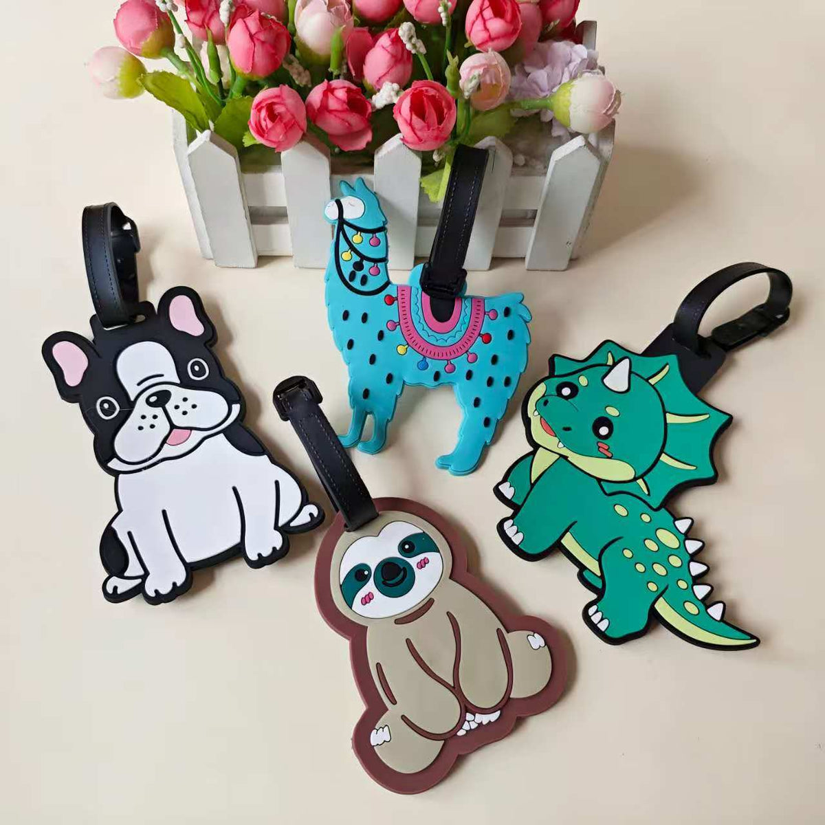 Unisex Cartoon Dog Gepäckanhänger Brehn