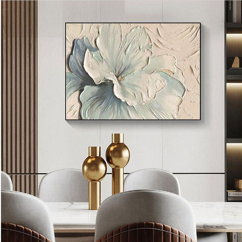 3D Florales Relief Wandkunst