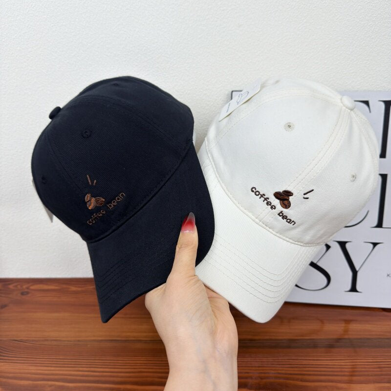 Frauen Bestickte Kaffeebohnen Baseballmütze Brehn
