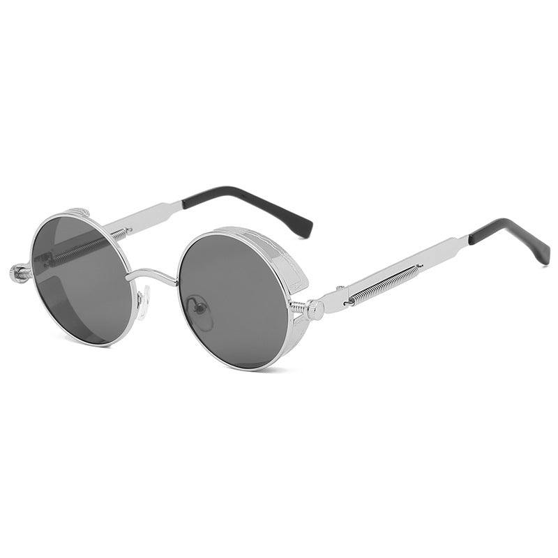 Runde Metallrahmen-Sonnenbrille