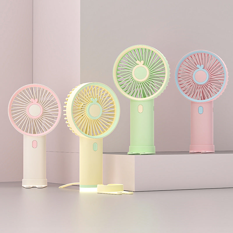 Unisex Tragbarer Mini-Ventilator mit ergonomischem Design und niedlicher Tierfigur Brehn