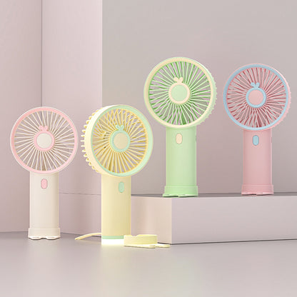 Unisex Tragbarer Mini-Ventilator mit ergonomischem Design und niedlicher Tierfigur Brehn