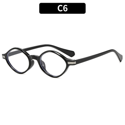 Chic ovale Rahmenbrille