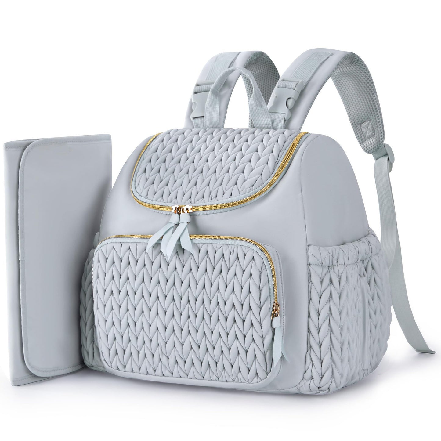 Damen Modischer Rucksack mit geflochtenem Design Brehn