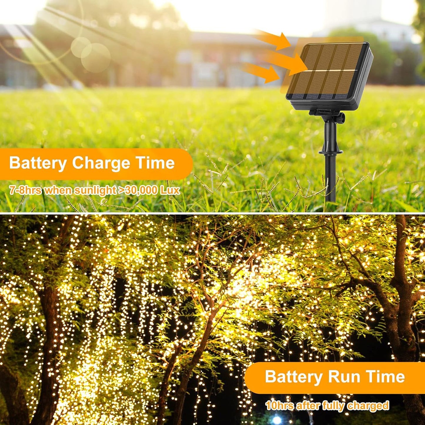 LED Feenlichter Ultra-dünner Silberdraht Batteriebetrieben Spritzwassergeschützt Dekorative Beleuchtung Brehn