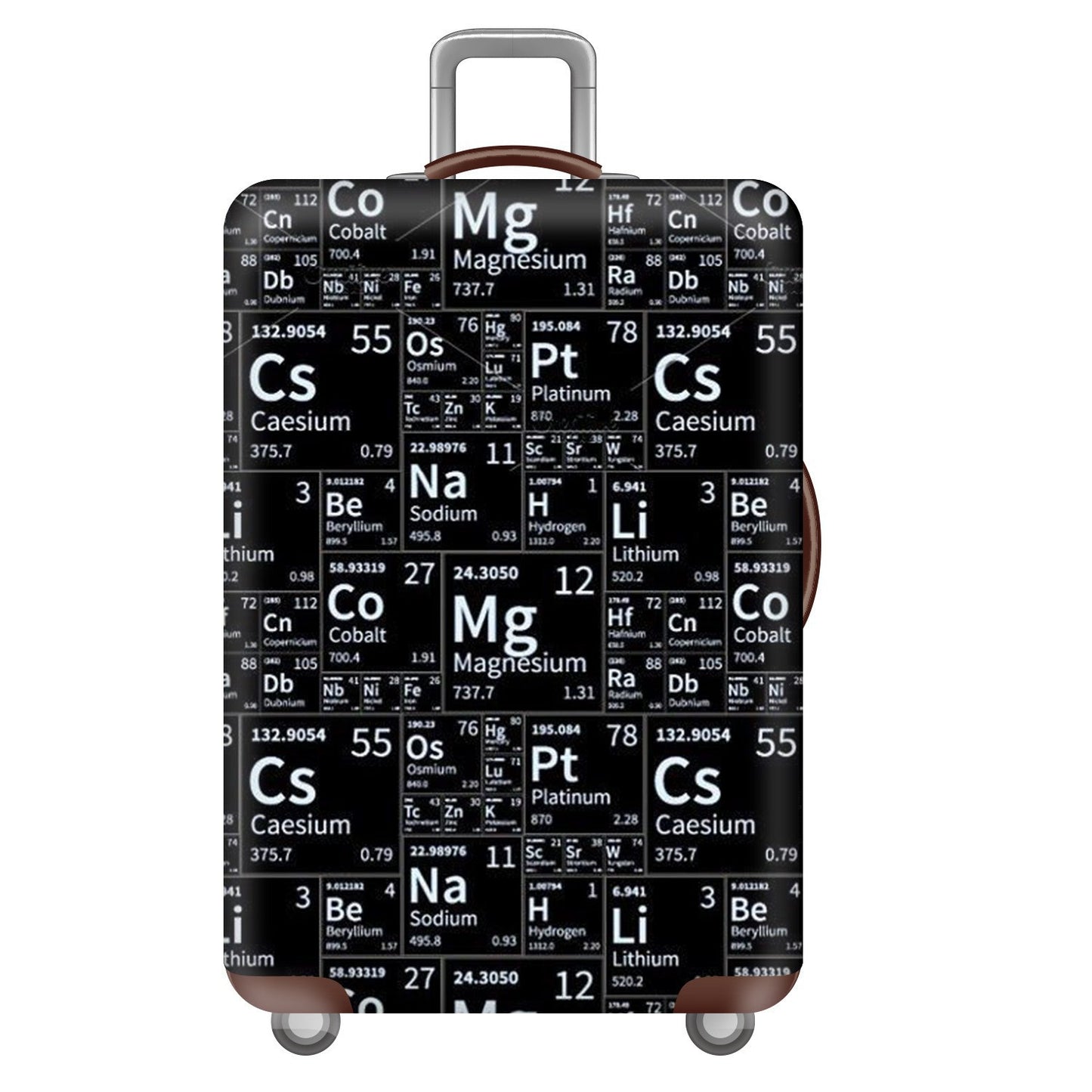 Unisex nan elastische Kofferhülle mit dreidimensionalem Wabenmuster, stoßdämpfendes Stretch-Schutzcover für Trolley mit Reißverschluss Brehn
