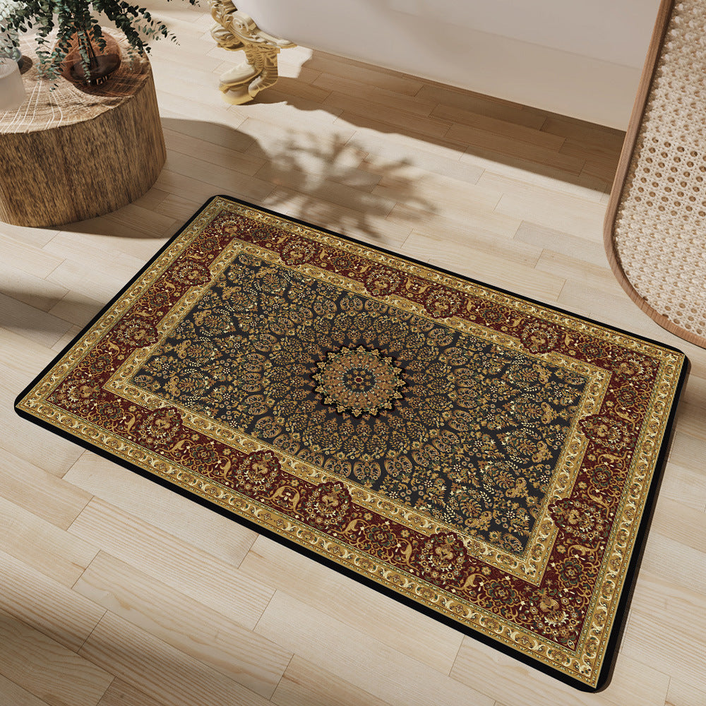 Elegante Blumenmuster-Badematte Brehn
