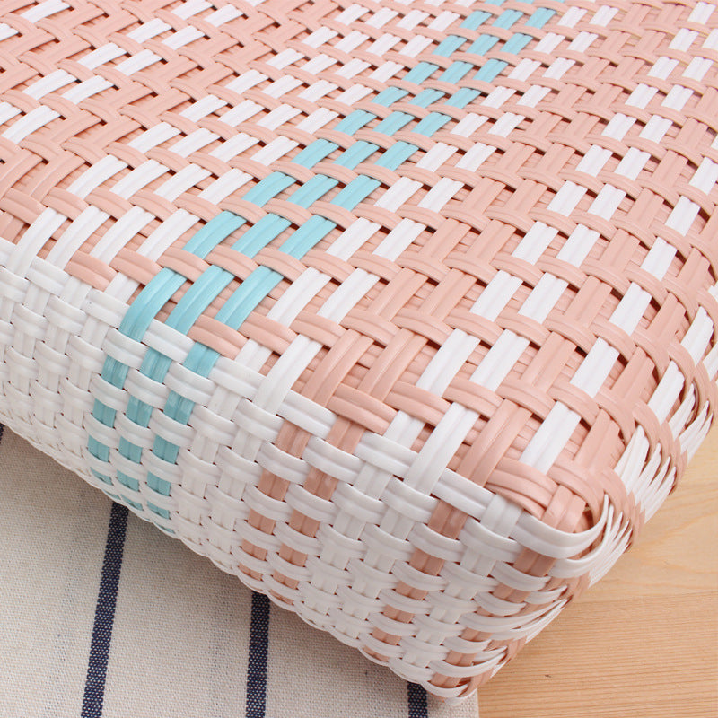 Geflochtene Tragetasche mit Buntem Design Brehn