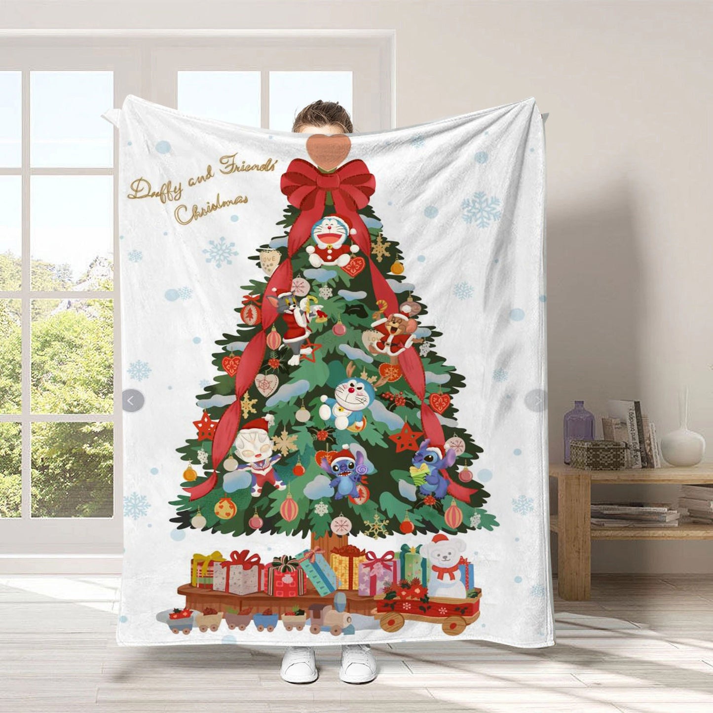 Urlaubsbedingte Fleece-Wurfdecke