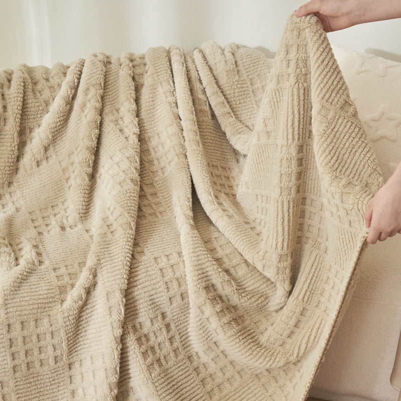 Texturierte Kuscheldecke Brehn