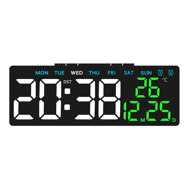 Digitaler Wetterwecker mit Großem Led-Display und Temperaturanzeige Brehn