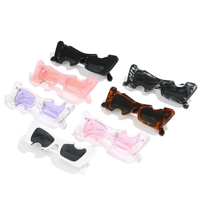 Damen übergroße geometrische Sonnenbrille Brehn