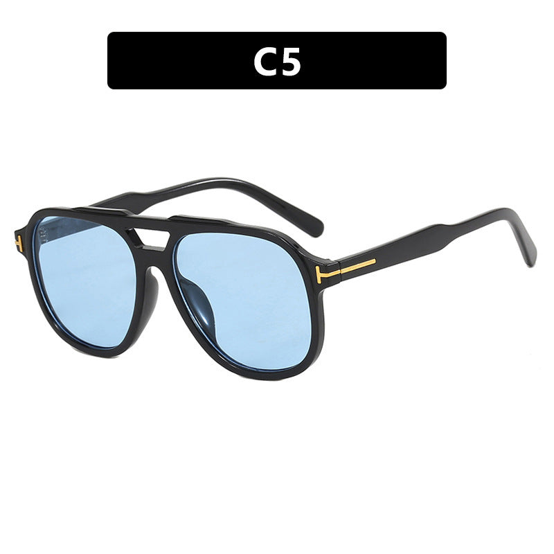 Damen stilvolle Sonnenbrille im modernen Design mit einzigartigem Rahmen Brehn