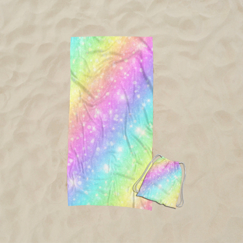 Strandtuch mit kunstvollem Wellendesign Brehn